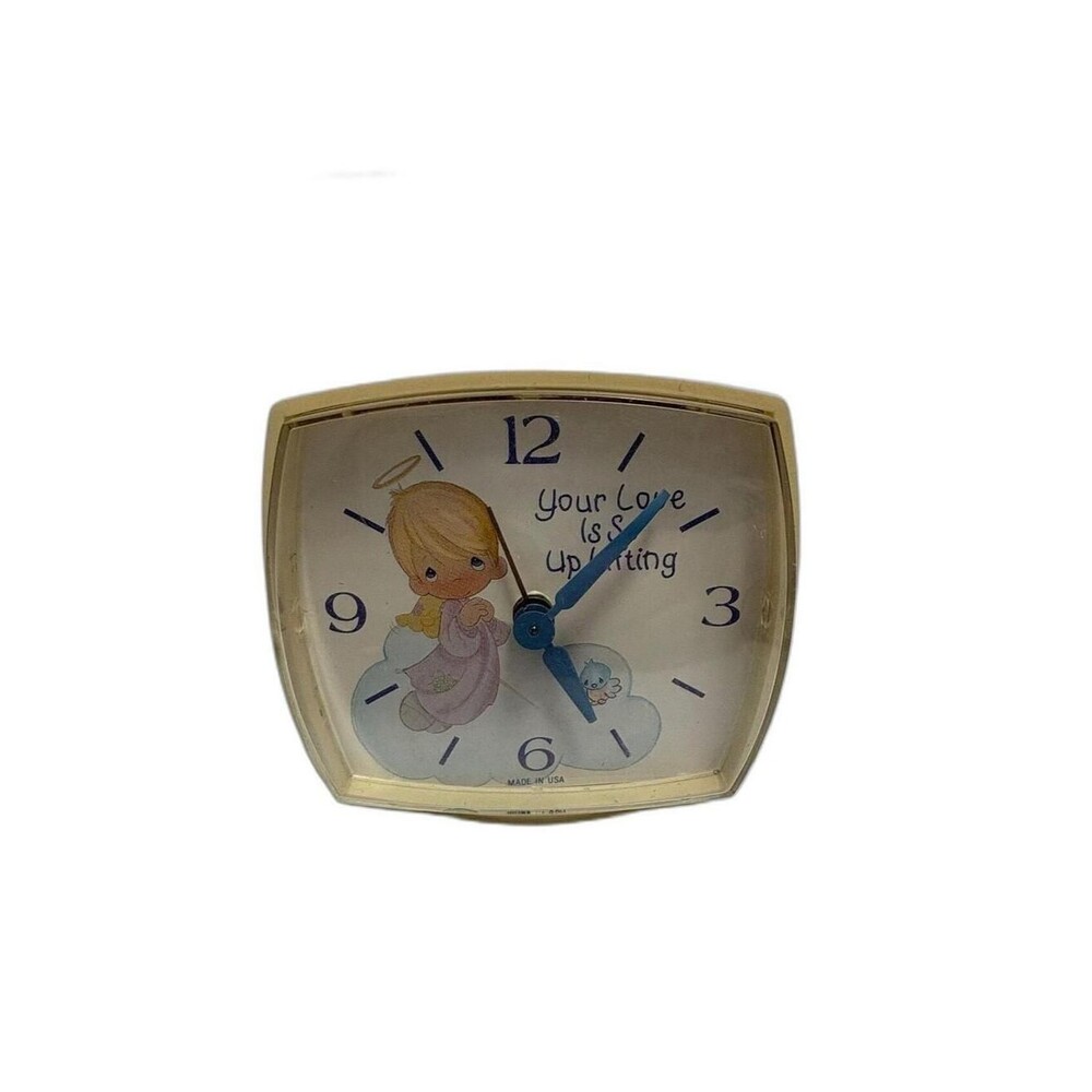 Precious Moments wind up clock
